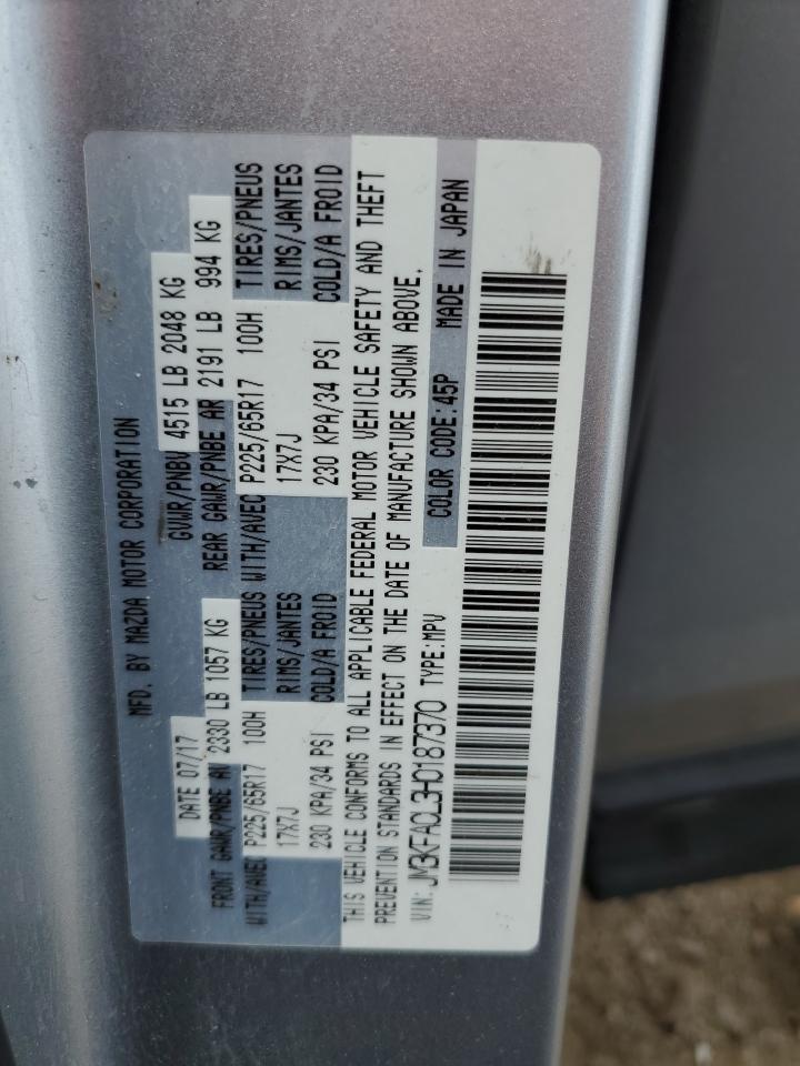 JM3KFACL3H0187370 2017 Mazda Cx-5 Touring