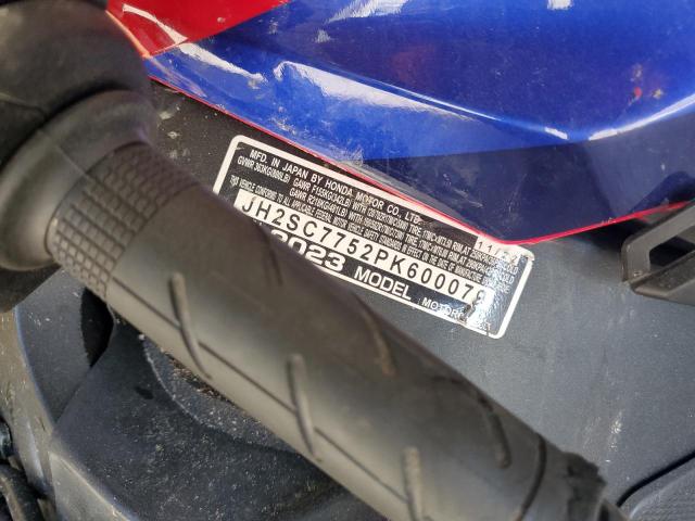 2023 HONDA CBR1000 RA JH2SC7752PK600079