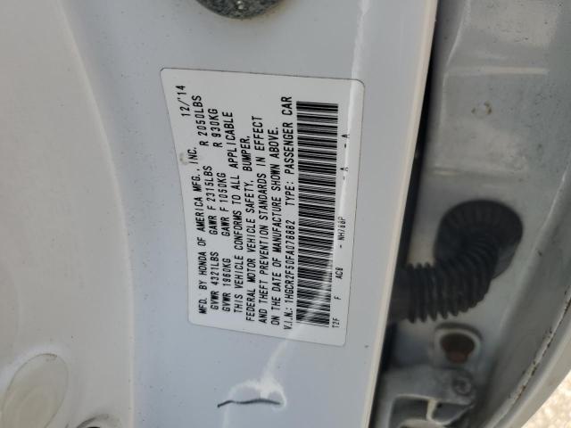 2015 HONDA ACCORD SPO - 1HGCR2F50FA078882