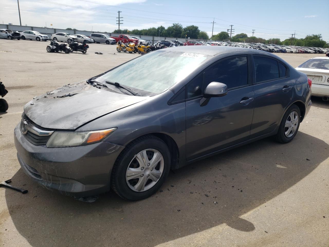 2012 Honda Civic Lx vin: 19XFB2F58CE375441