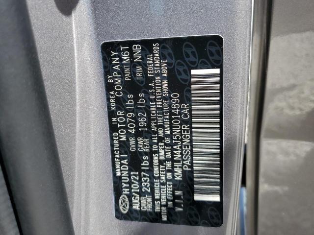 2022 HYUNDAI ELANTRA LI - KMHLN4AJ5NU014890