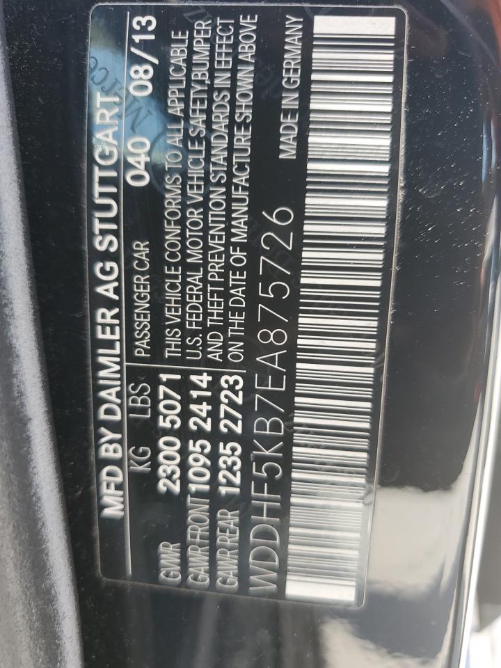 WDDHF5KB7EA875726 2014 Mercedes-Benz E 350