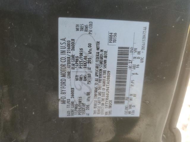 2004 Ford Ranger Super Cab VIN: 1FTYR44U94TA08809 Lot: 56698514