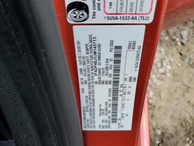 2018 FORD FIESTA SE - 3FADP4BJ5JM145713