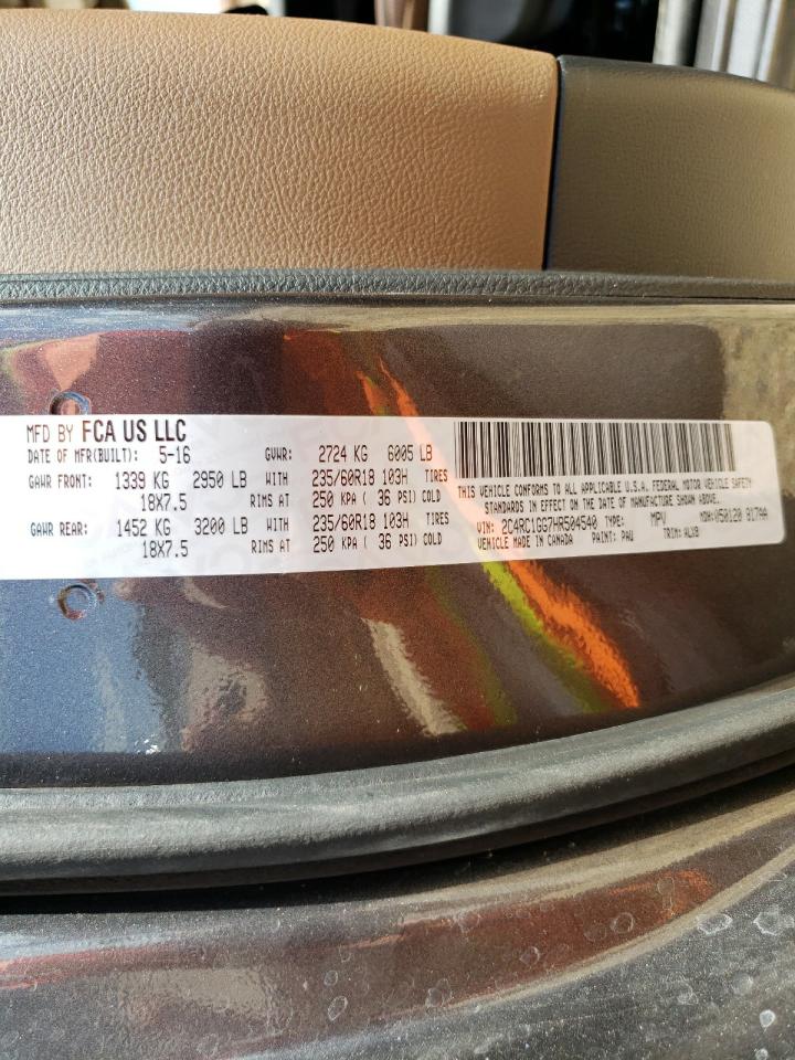 2C4RC1GG7HR504540 2017 Chrysler Pacifica Limited