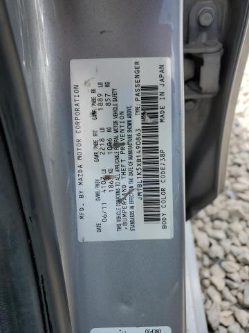 2011 Mazda 3 S VIN: JM1BL1K5XB1490863 Lot: 60953974