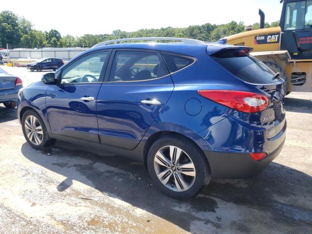 HYUNDAI TUCSON GLS 2014 blue  gas KM8JUCAG2EU821392 photo #3