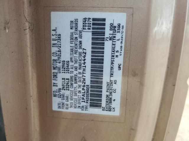 1996 Ford Thunderbird Lx VIN: 1FALP62W7TH144427 Lot: 57860664