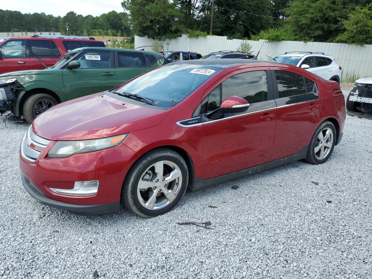 2012 Chevrolet Volt vin: 1G1RD6E45CU104516