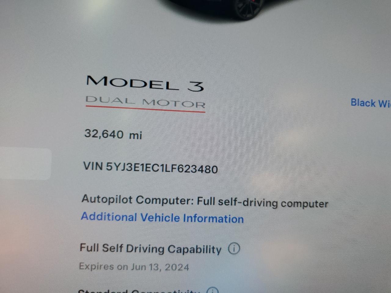 5YJ3E1EC1LF623480 2020 Tesla Model 3