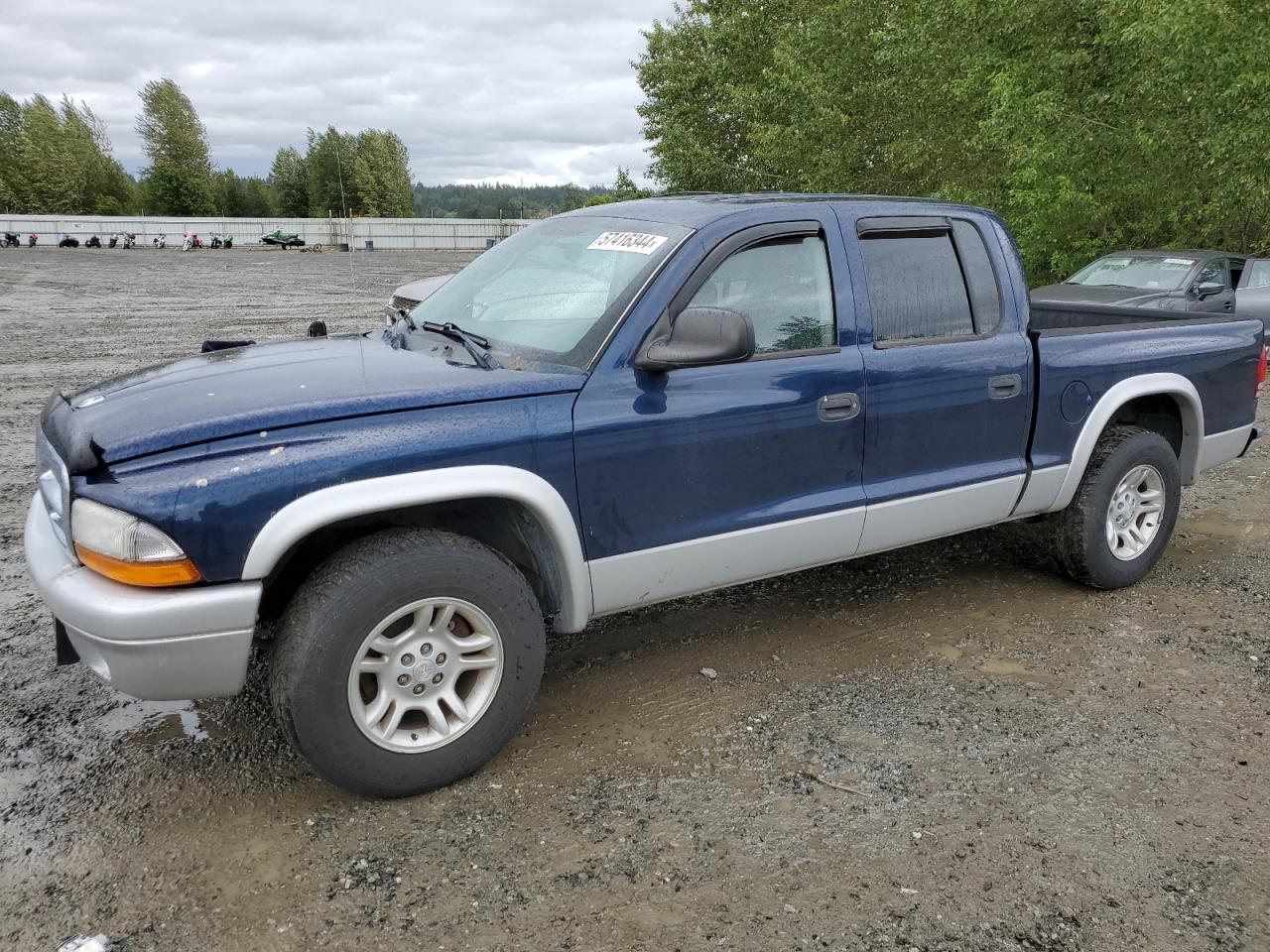 1D7HL48NX4S766447 2004 Dodge Dakota Quad Slt