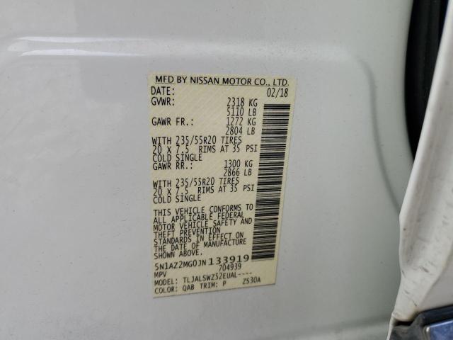 2018 NISSAN MURANO S - 5N1AZ2MG0JN133919