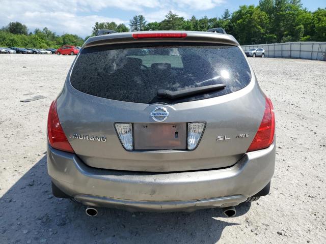 2004 Nissan Murano Sl VIN: JN8AZ08W64W305870 Lot: 58065714