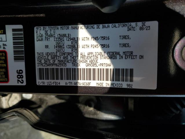 2023 TOYOTA TACOMA DOU - 3TMCZ5AN9PM625935
