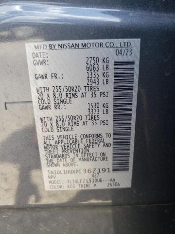 2023 INFINITI QX60 AUTOG 5N1DL1HUXPC367191