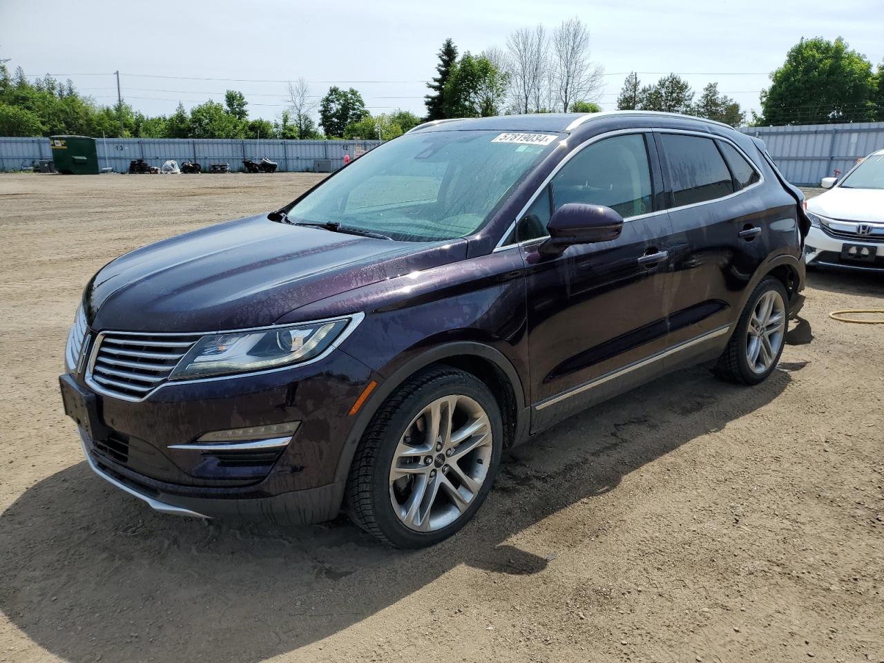 5LMTJ2AHXFUJ17461 2015 Lincoln Mkc