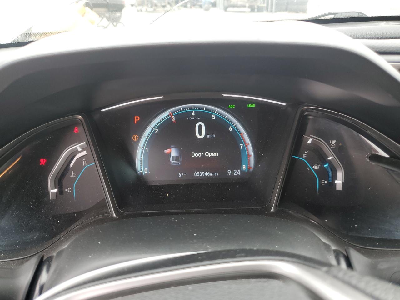 SHHFK7H66KU201765 2019 Honda Civic Ex