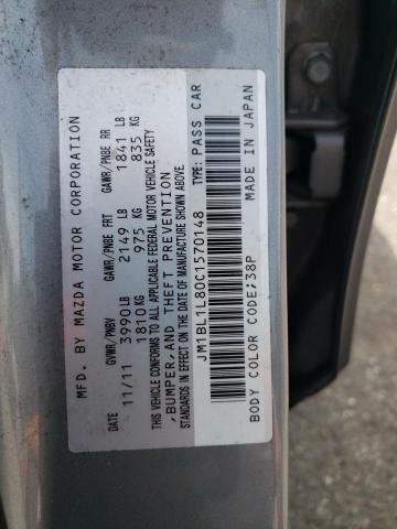 2012 Mazda 3 I VIN: JM1BL1L80C1570148 Lot: 60166584