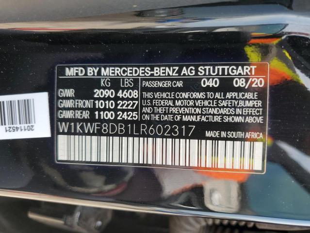 2020 MERCEDES-BENZ C 300 - W1KWF8DB1LR602317