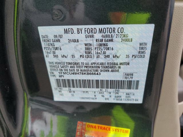 1FMCU49H78KB66643 2008 Ford Escape Hev