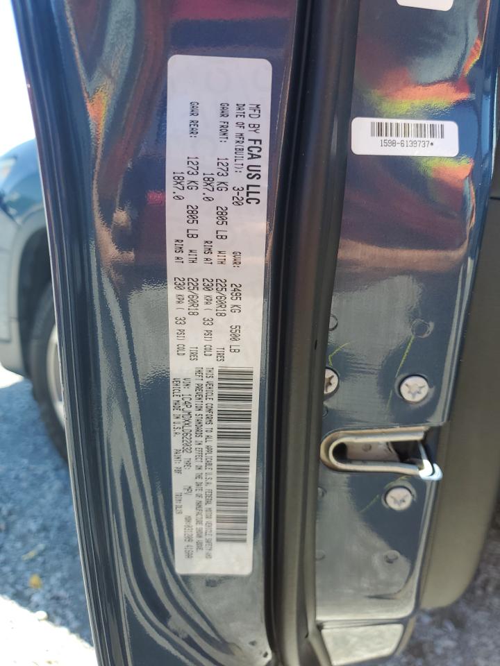 1C4PJMDXXLD622032 2020 Jeep Cherokee Limited