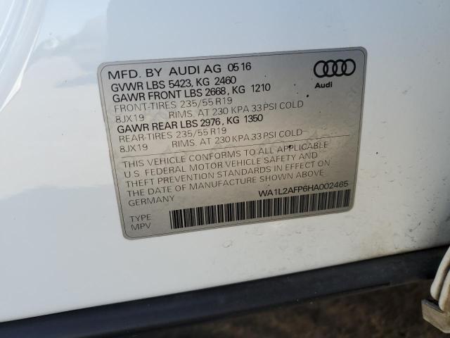 VIN WA1L2AFP6HA002465 2017 Audi Q5, Premium Plus no.14