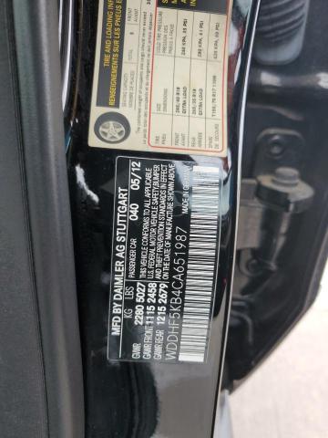 2012 Mercedes-Benz E 350 VIN: WDDHF5KB4CA651987 Lot: 57788854