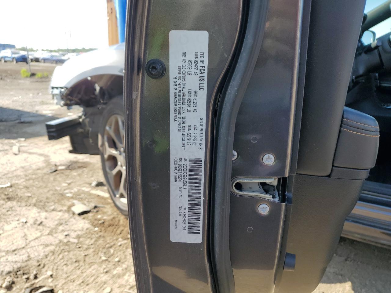 2C3CCAGG2GH296114 2016 Chrysler 300 S