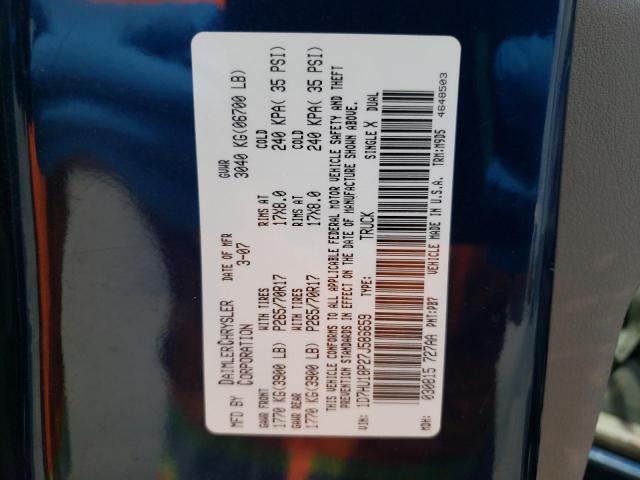 2007 Dodge Ram 1500 St VIN: 1D7HU18P27J586659 Lot: 57659814