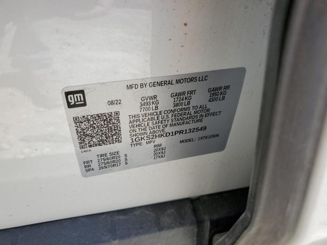 2023 GMC Yukon Xl K1500 At4 VIN: 1GKS2HKD1PR132549 Lot: 56894574