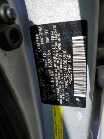 2015 Hyundai Accent Gls VIN: KMHCT4AE5FU863900 Lot: 59279274