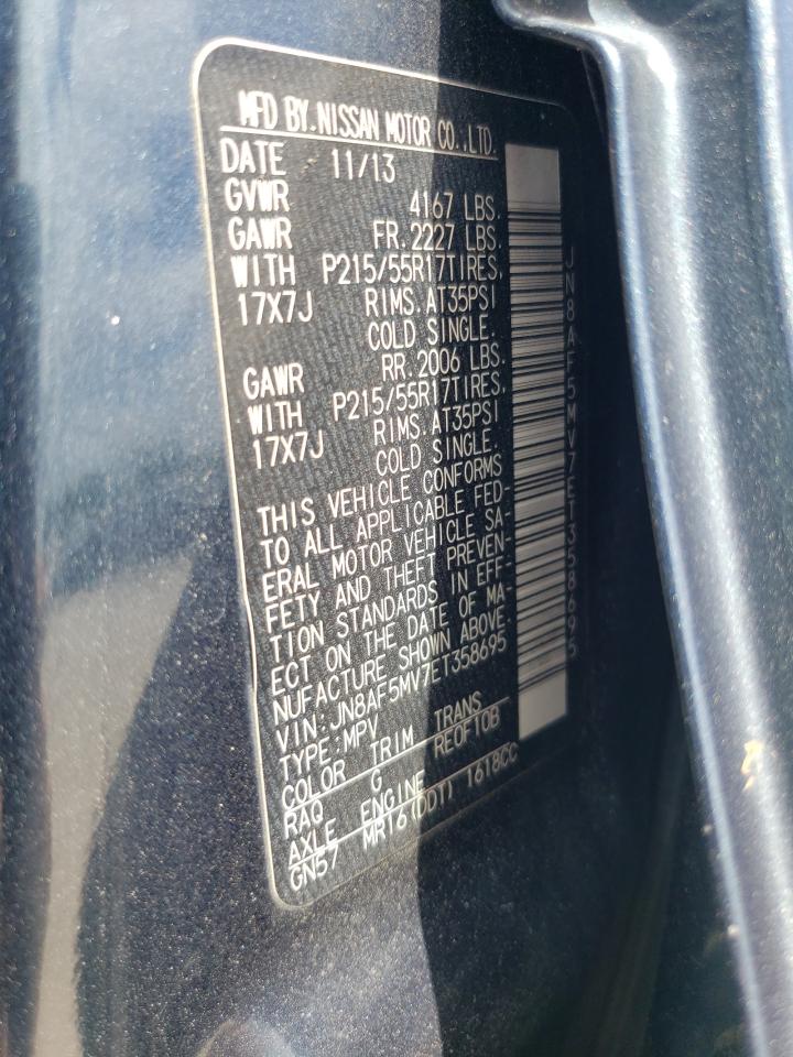 JN8AF5MV7ET358695 2014 Nissan Juke S