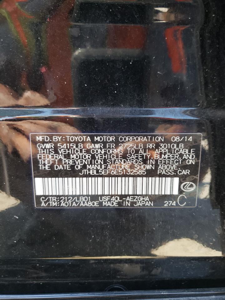 JTHBL5EF6E5132585 2014 Lexus Ls 460