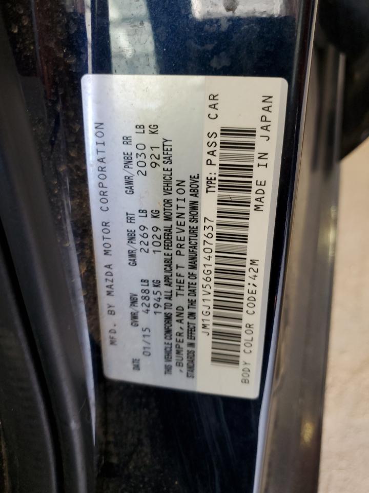 JM1GJ1V56G1407637 2016 Mazda 6 Touring