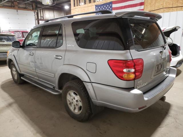 2001 Toyota Sequoia Limited VIN: 5TDBT48A21S018602 Lot: 59592124