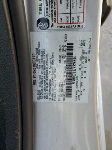 2007 Ford Fusion Se VIN: 3FAHP07127R228644 Lot: 57257974