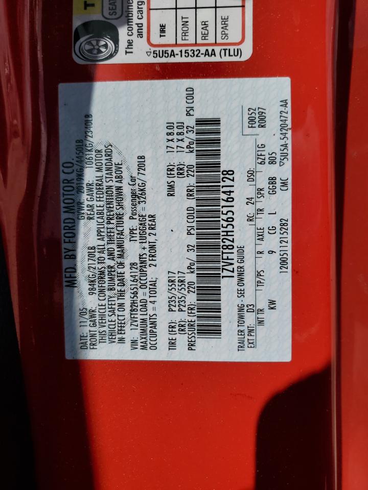 1ZVFT82H565164128 2006 Ford Mustang Gt