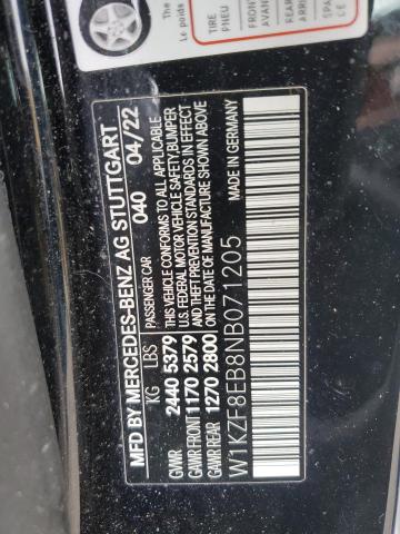 2022 MERCEDES-BENZ E 350 4MAT - W1KZF8EB8NB071205