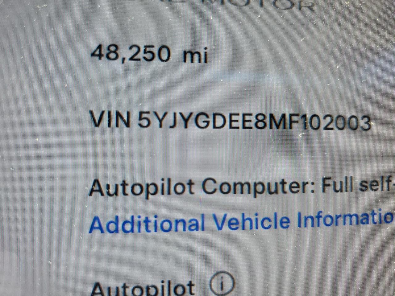 5YJYGDEE8MF102003 2021 Tesla Model Y