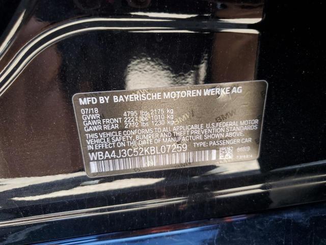 VIN WBA4J3C52KBL07259 2019 BMW 4 Series, 430XI Gran... no.12