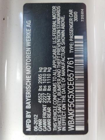 2012 BMW 328 XI SUL - WBAKF5C5XCE657761