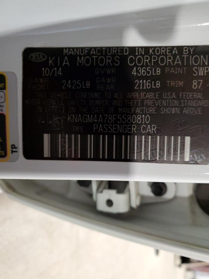 KNAGM4A78F5580810 2015 Kia Optima Lx