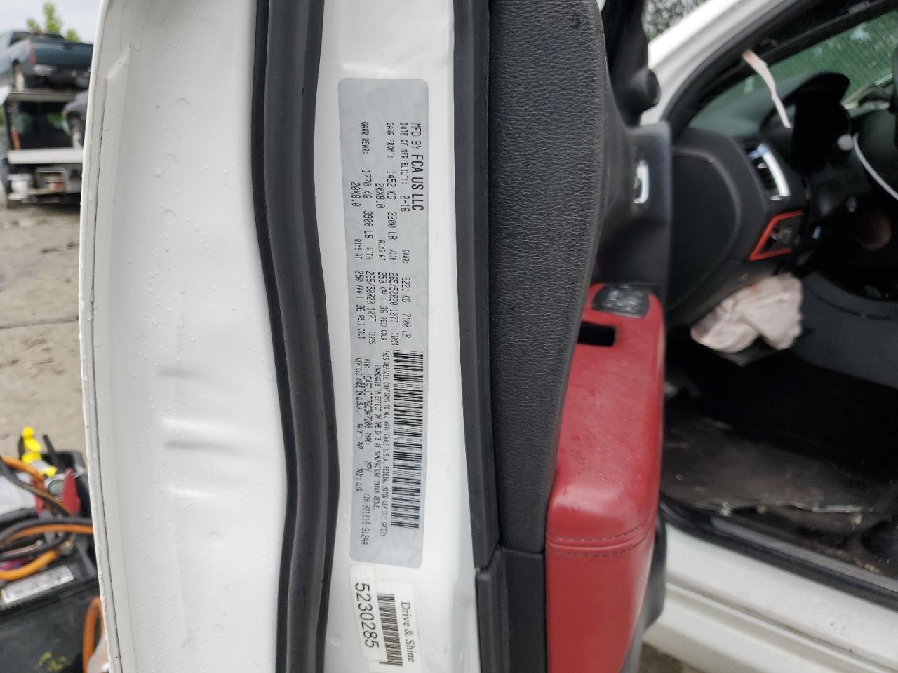 1C4SDJCT7GC347200 2016 Dodge Durango R/T