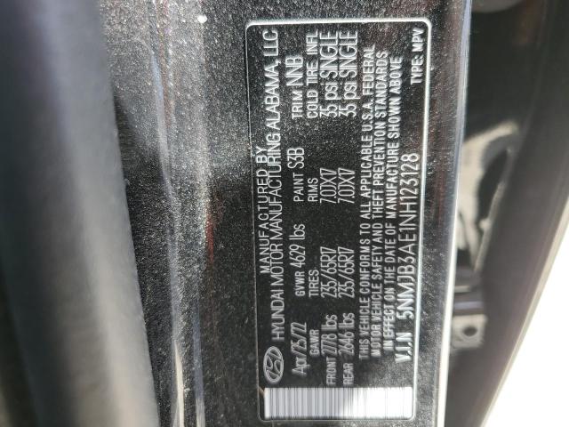 2022 Hyundai Tucson Sel VIN: 5NMJB3AE1NH123128 Lot: 59417374