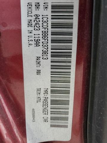 2015 Dodge Dart Sxt VIN: 1C3CDFBB6FD373813 Lot: 58019554