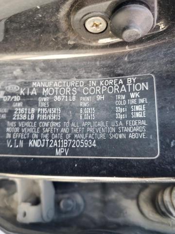 2011 Kia Soul VIN: KNDJT2A11B7205934 Lot: 60920574