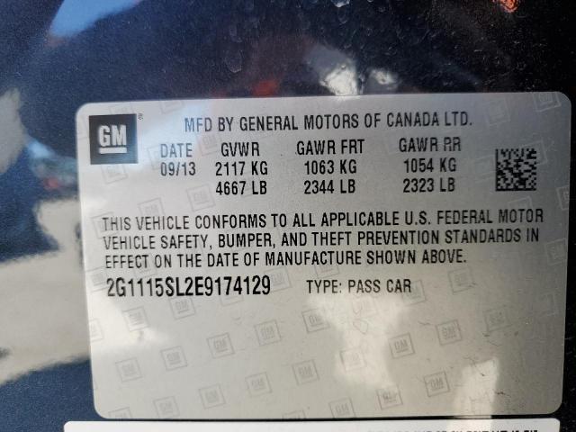2014 Chevrolet Impala Lt VIN: 2G1115SL2E9174129 Lot: 57937744