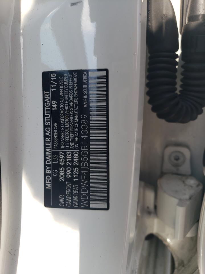 WDDWF4JB5GR143389 2016 Mercedes-Benz C 300