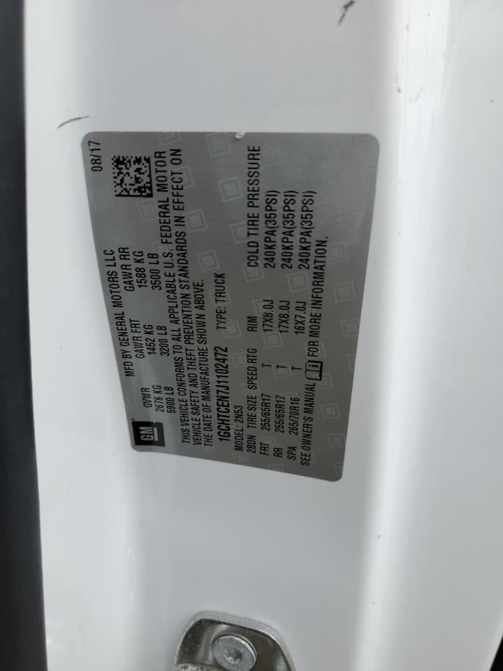 1GCHTCEN7J1102472 2018 Chevrolet Colorado Lt