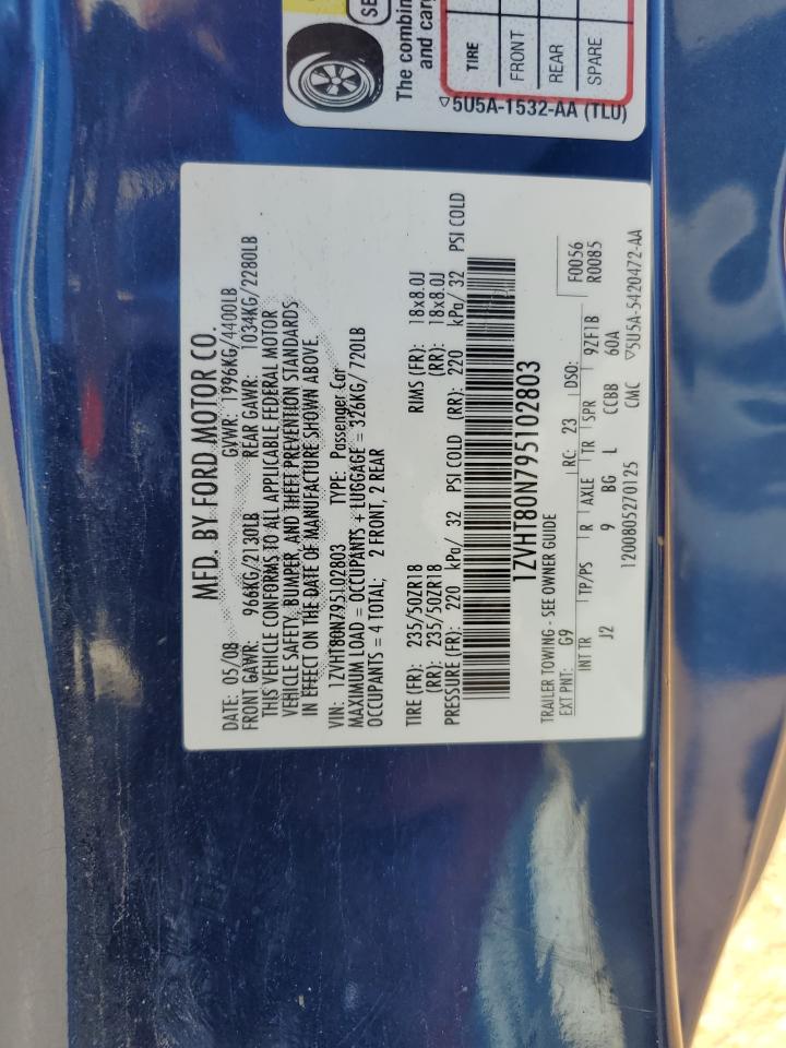 1ZVHT80N795102803 2009 Ford Mustang